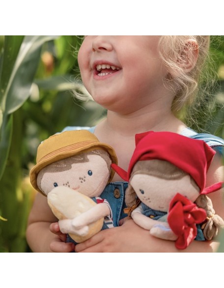 Мека кукла Роса фармерка - 35 см, Little Dutch