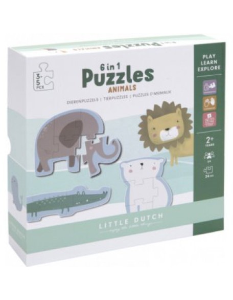 Сложувалка 6 во 1 - зоолошка градина, Little Dutch