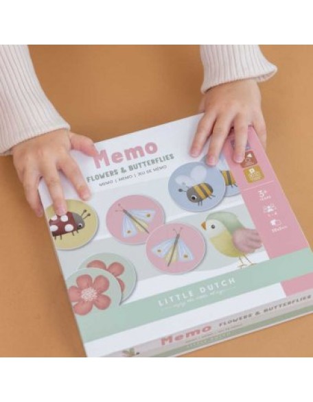 Мемориски картички - Flowers and Butterflies, Little Dutch