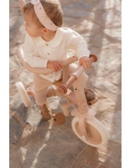 Трицикл 4 во 1 -  розев, Little Dutch