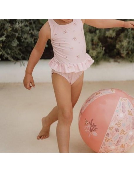 Топка за плажа Ocean Dreams Pink 35 см - Little Dutch