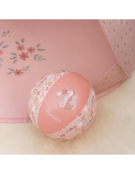 Топка за плажа Ocean Dreams Pink 35 см - Little Dutch