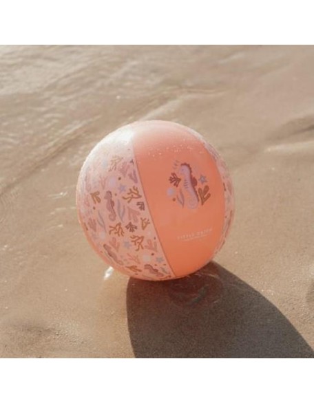 Топка за плажа Ocean Dreams Pink 35 см - Little Dutch