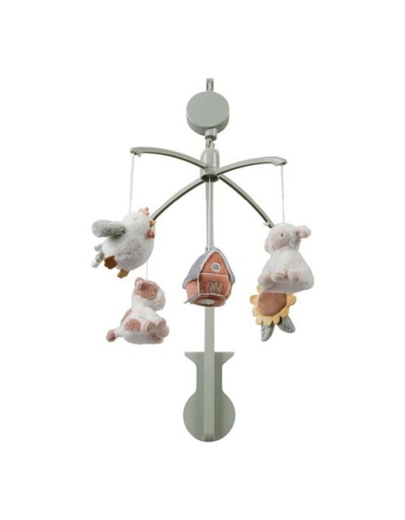 Музичка вртелешка со меки играчки - Little Farm, Little Dutch