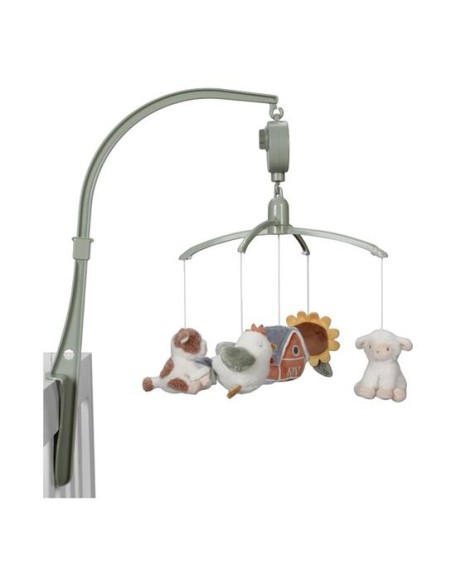 Музичка вртелешка со меки играчки - Little Farm, Little Dutch