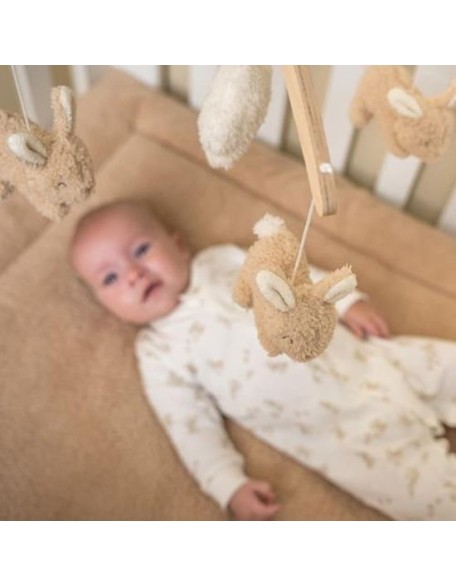 Музичка вртелешка со меки играчки - Newborn Naturals, Little Dutch