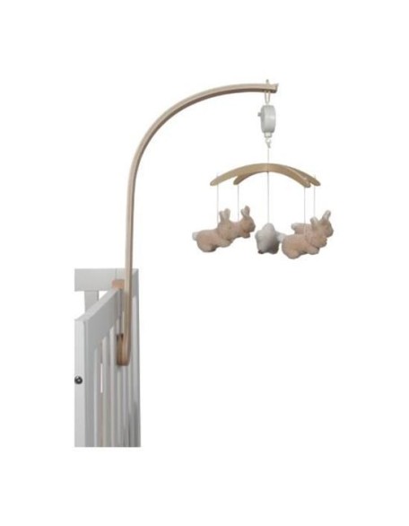 Музичка вртелешка со меки играчки - Newborn Naturals, Little Dutch