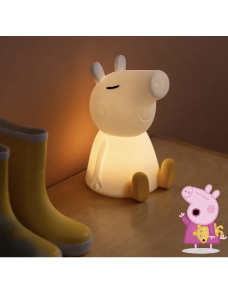 Силиконска ламба Peppa Pig - First Light, Mr Maria
