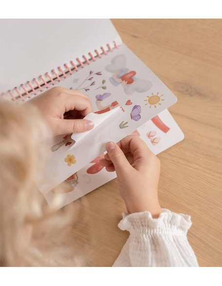 Книга со стикери dress me up - Rosa & Friends, Little Dutch