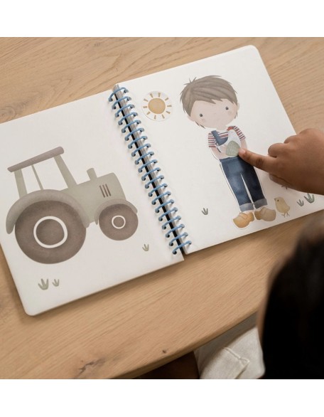 Книга со стикери dress me up - Jim & Friends, Little Dutch