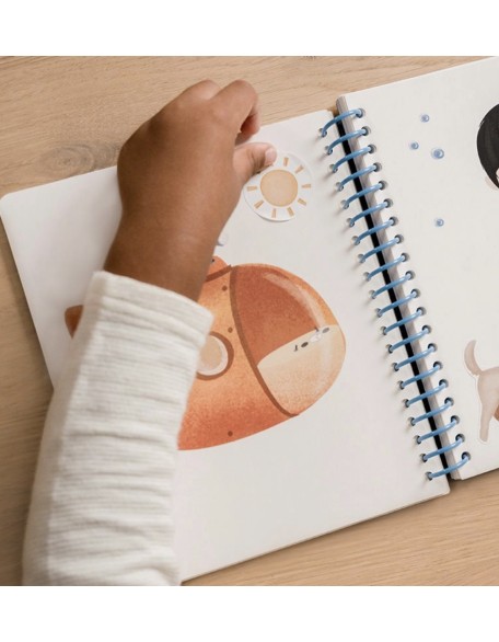 Книга со стикери dress me up - Jim & Friends, Little Dutch