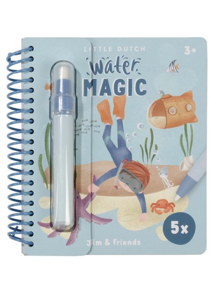 Магична боенка со вода - Jim & Friends, Little Dutch Магична боенка со вода - Jim & Friends, Little Dutch