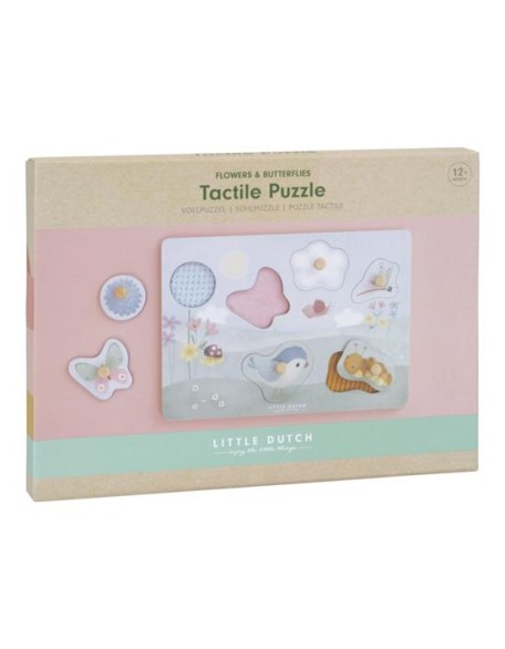 Дрвена сложувалка - Flowers & Butterflies, Little Dutch