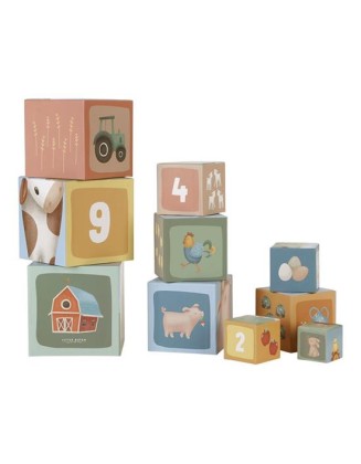 Кула од коцки за редење - Little Farm, Little Farm