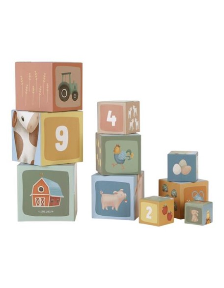 Кула од коцки за редење - Little Farm, Little Farm