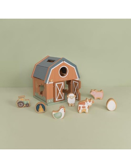 Сортер на фигури - Little Farm, Little Dutch