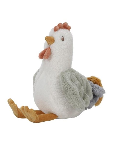 Мека играчка кокошка 17 см - Little Farm, Little Dutch