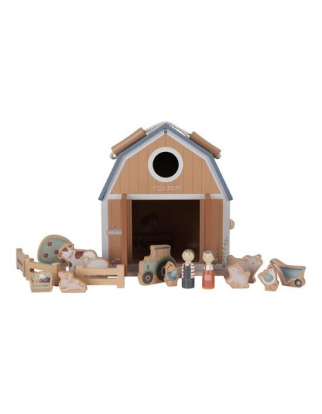 Пренослива штала со животни - Little Farm, Little Dutch