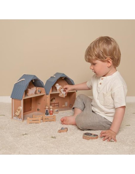 Пренослива штала со животни - Little Farm, Little Dutch