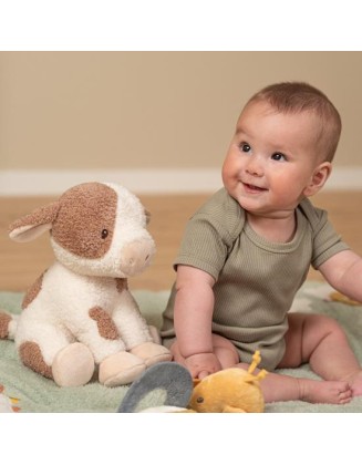 Мека играчка крава 25 см - Little Farm, Little Dutch