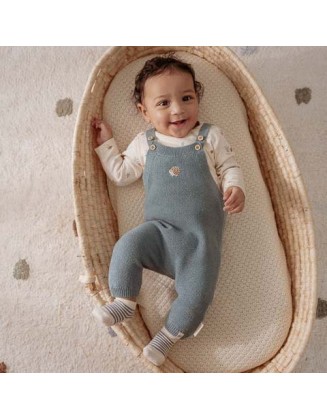 Плетен ромпер 56 - Blue Forest Friends, Little Dutch