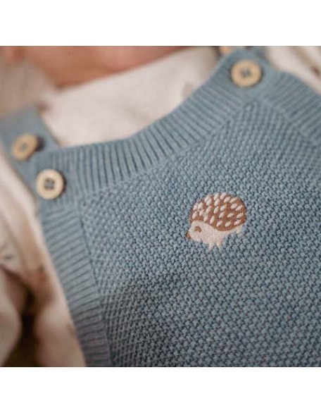 Плетен ромпер 68 - Blue Forest Friends, Little Dutch