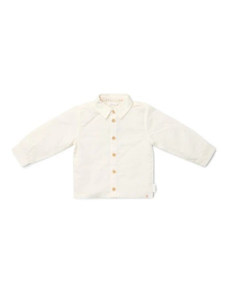 Кошула на долги ракави 74 - Бела, Little Dutch