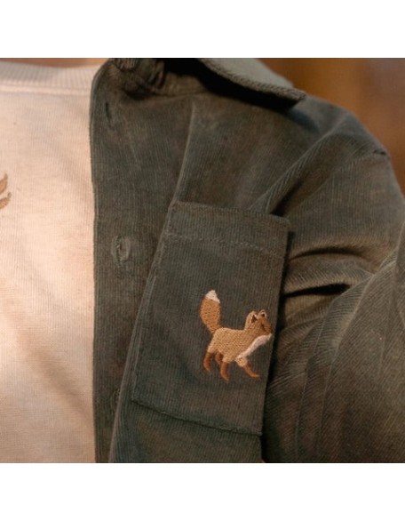 Кошула на долги ракави 74 - Green Forest Friends, Little Dutch