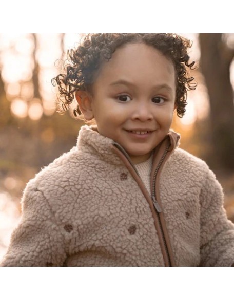 Teddy палто 80 - Brown Forest Friends, Little Dutch