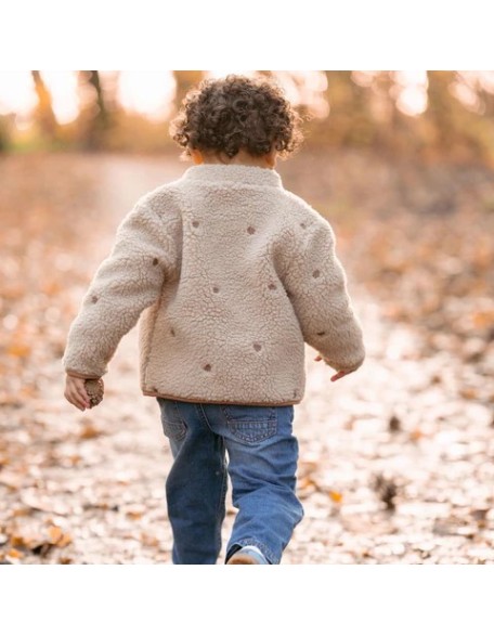 Teddy палто 80 - Brown Forest Friends, Little Dutch