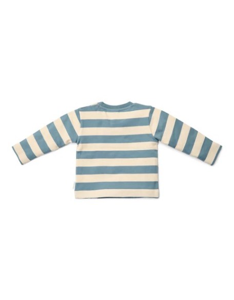 Блуза на долги ракави 104 - Forest Friends Stripe, Little Dutch