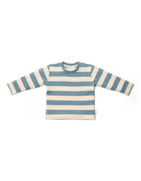 Блуза на долги ракави 98 - Forest Friends Stripe, Little Dutch