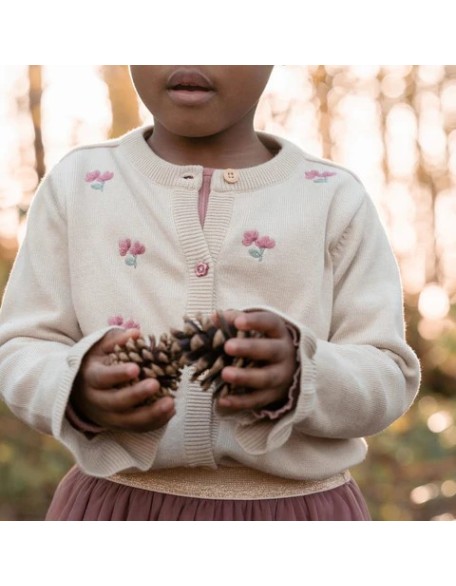 Плетен џемпер 98 -  Sand Fairy Garden, Little Dutch