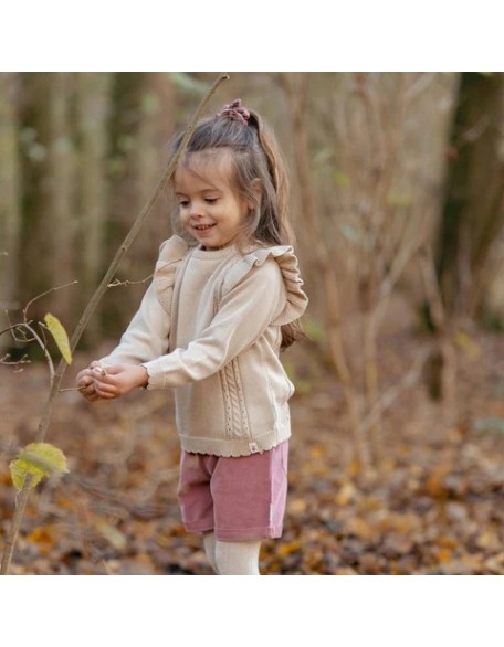 Кратки сомотни панталони 98 - Pink Fairy Garden, Little Dutch