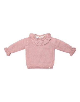 Плетен џемпер 80 - Pink Fairy Garden, Little Dutch