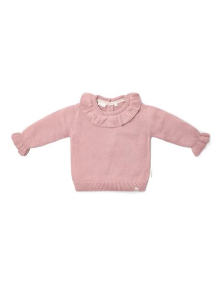 Плетен џемпер 80 - Pink Fairy Garden, Little Dutch