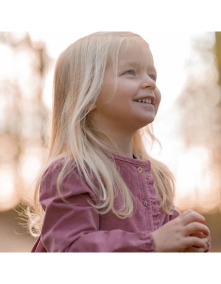 Фустан на долги ракави 86 - Pink Fairy Garden, Little Dutch