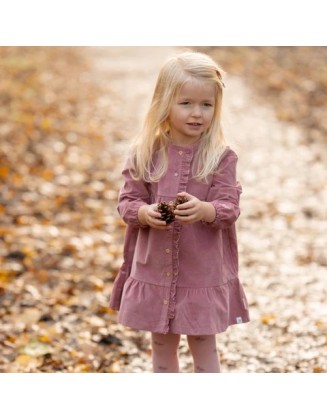 Фустан на долги ракави 74 - Pink Fairy Garden, Little Dutch