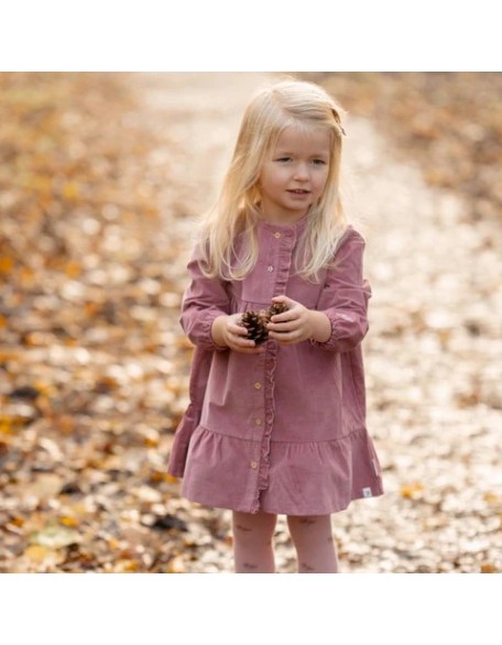 Фустан на долги ракави 86 - Pink Fairy Garden, Little Dutch