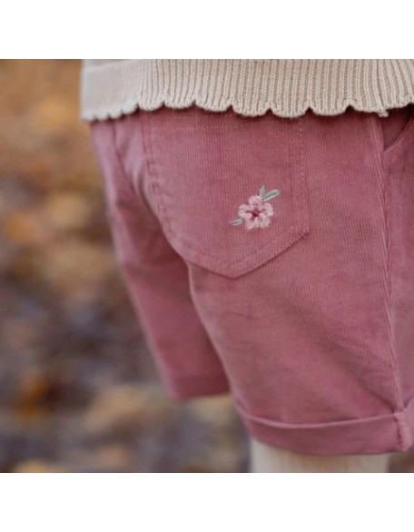 Кратки сомотни панталони 98 - Pink Fairy Garden, Little Dutch