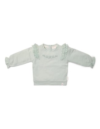 Памучен џемпер 74 - Green Fairy Garden, Little Dutch