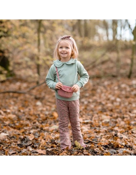 Памучен џемпер 80 - Green Fairy Garden, Little Dutch