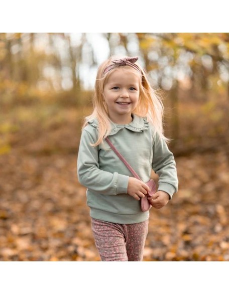 Памучен џемпер 80 - Green Fairy Garden, Little Dutch