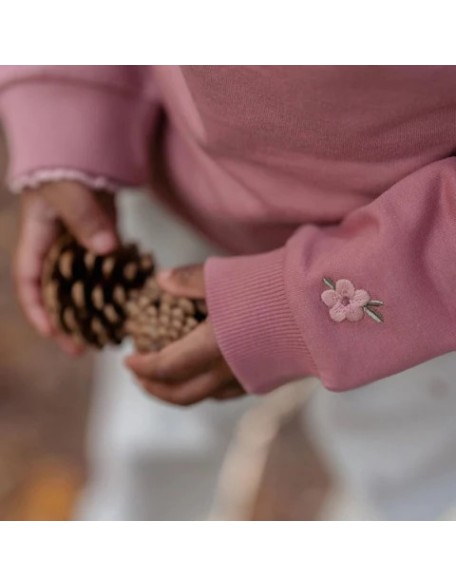 Памучен џемпер 98 - Pink Fairy Garden, Little Dutch