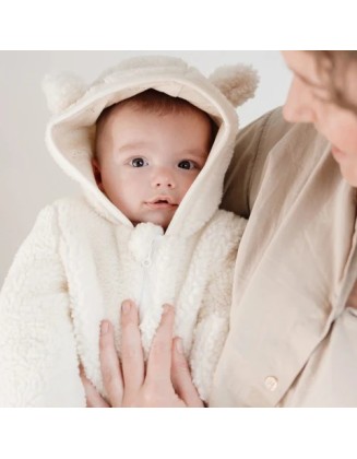 Teddy скафандер - бел 50/56, Little Dutch