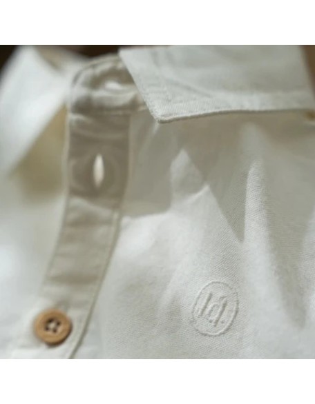 Кошула на долги ракави 74 - Бела, Little Dutch