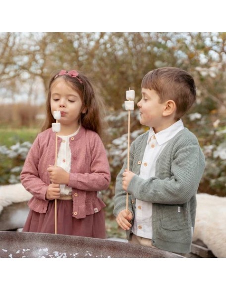 Кошула на долги ракави 74 - Бела, Little Dutch