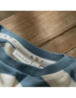 Блуза на долги ракави 104 - Forest Friends Stripe, Little Dutch