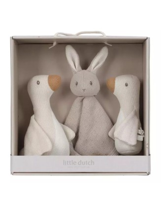 Плетен сет за бебе во кутија - Newborn Naturals, Little Dutch