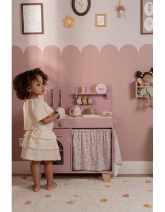 Розева кујна со додатоци за готвење - Little Dutch